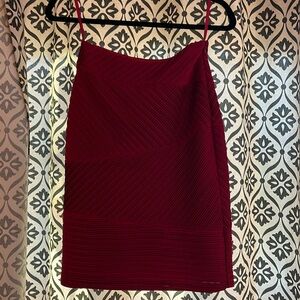Antonio Melani lined red skirt size 0